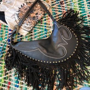 💥LAST CHANCE💥 Western Fringe Satchel Bag (vintage/90s) NWOT